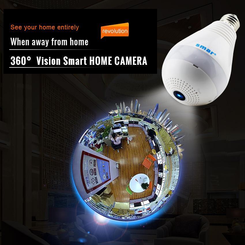 Wireless 360 Degree Panoramic Fish Eye Camera